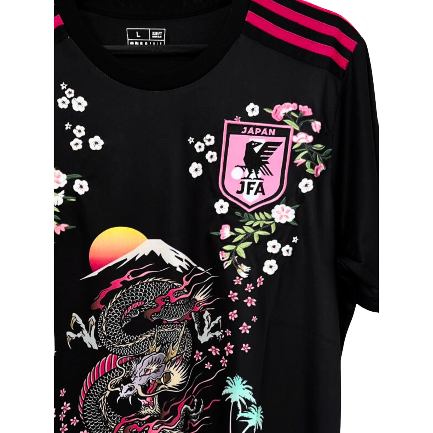 Japan Dragon Cherry Blossom Flower embroidered jersey🌸⚽