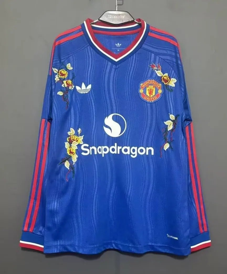 MAN UNITED 'AZURE ROYALE'26/27 — LONG SLEEVE