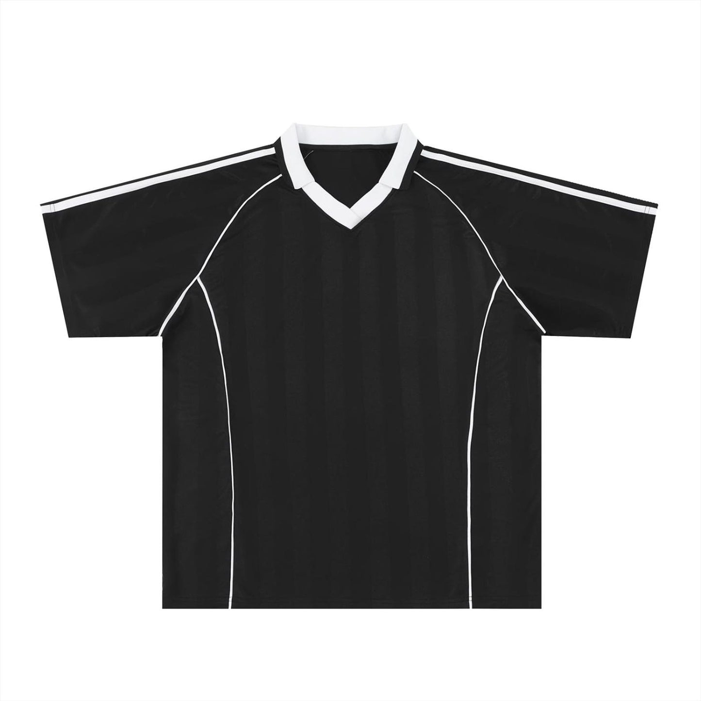 Shadow Stripe Collared Soccer Jersey – Unisex Sportswear