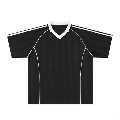 Shadow Stripe Collared Soccer Jersey – Unisex Sportswear