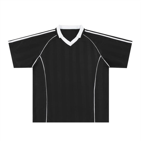 Shadow Stripe Collared Soccer Jersey – Unisex Sportswear