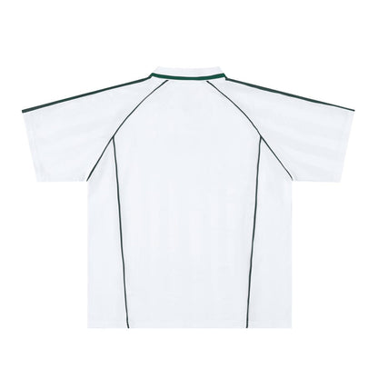 Shadow Stripe Collared Soccer Jersey – Unisex Sportswear