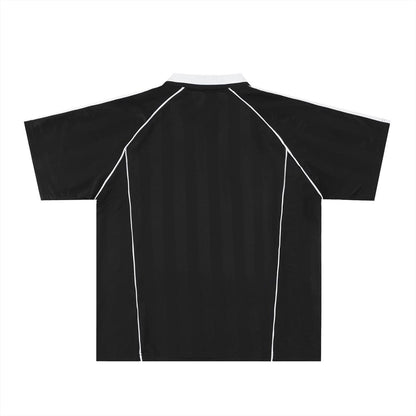 Shadow Stripe Collared Soccer Jersey – Unisex Sportswear