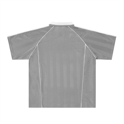 Shadow Stripe Collared Soccer Jersey – Unisex Sportswear