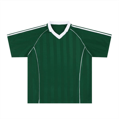 Shadow Stripe Collared Soccer Jersey – Unisex Sportswear
