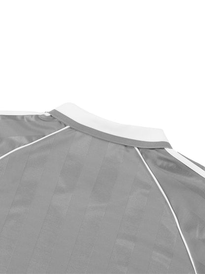Shadow Stripe Collared Soccer Jersey – Unisex Sportswear